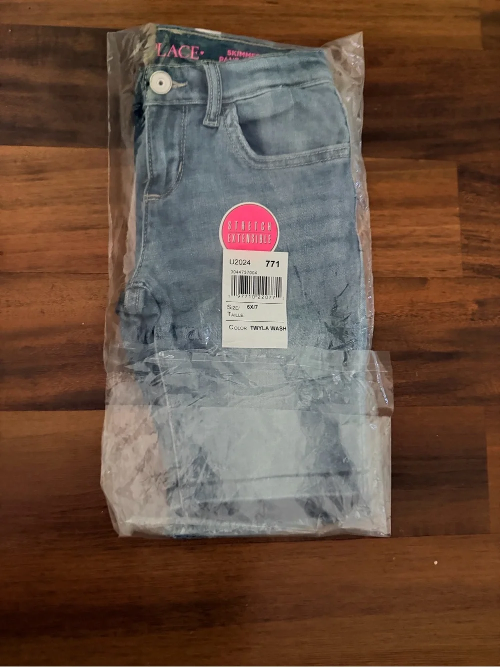 NWT The Children’s Place Girls Denim Skimmer Bermuda Shorts 6X/7 Twyla Wash